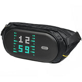 Bolso bandolera con pantalla LED y altavoz Bluetooth