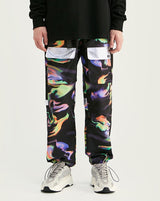 Buckle streamer sweatpants