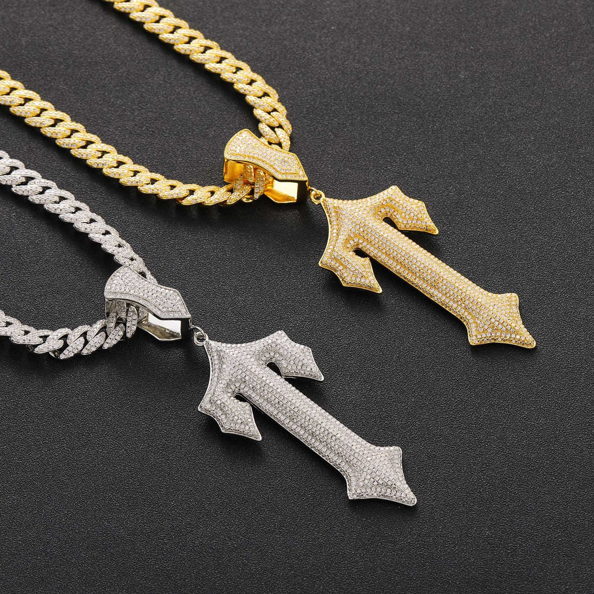 Men's Fashion Cross Pendant Necklace - Dazpy