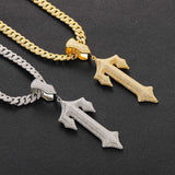 Men's Fashion Cross Pendant Necklace - Dazpy