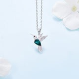 Silver Bird Necklace For Women's Fashion And Simplicity - Dazpy