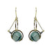 Original Vintage Glass Ball Asymmetrical Hand Made Earrings - Dazpy