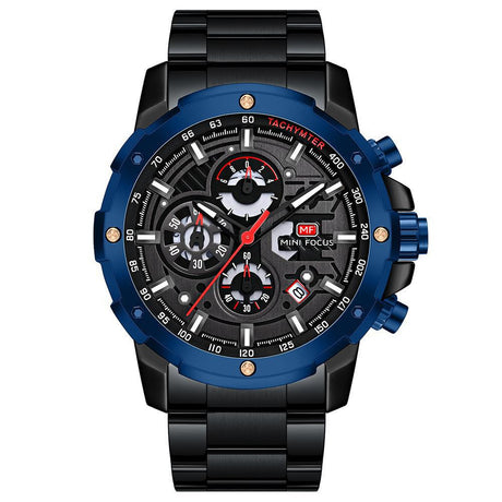 Leisure Men Watch Multi Functional Waterproof - Dazpy