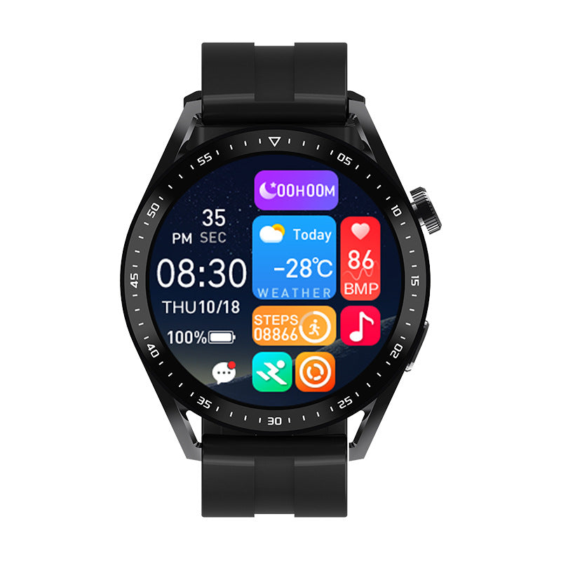 Wireless Charger NFC Bluetooth Calling Heart Rate Health Smart Men's Watch - Dazpy