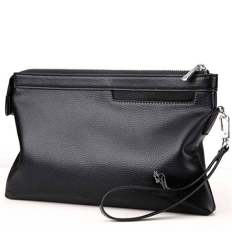 Men's soft leather clutch - Dazpy