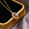 Simple Atmosphere Amethyst Necklace - Dazpy