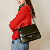 Large-Capacity Leather Shoulder Bag