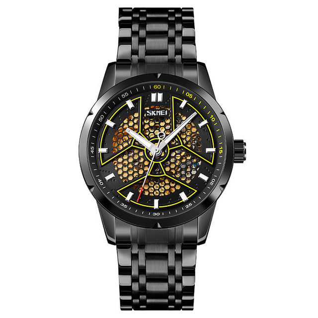 Creative Honeycomb Automatic Men's Skeleton Mechanical Watch - Dazpy