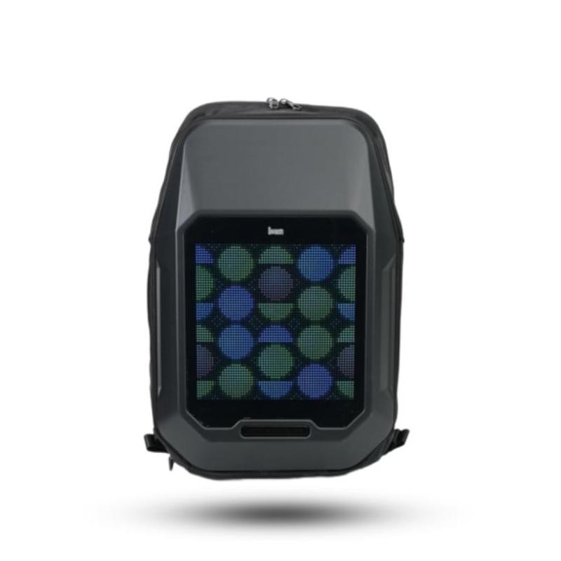 Smarter LED-Rucksack mit Pixel-Art-Display für Business und Reisen