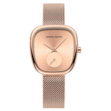 Ladies Steel Milan Mesh Strap Quartz Watch - Dazpy