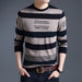 Youth Striped Casual Pullover Sweater