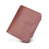 Multi-Card Position Leather RFID Short Vertical Clutch - Dazpy