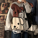 Men's Winter Thick Ins Loose Lazy Sweater Outer Wear