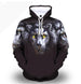 Hooded Sweater Men's Hoodie Digital Printing Zipper Shirt