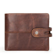 Fashion Anti-Theft Brushed Leather Men's Wallet - Dazpy