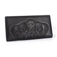 Rose Skull Punk Rock Wallet Long Men's Clutch - Dazpy