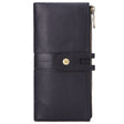 Men's Long Large-Capacity Vintage Leather Card Holder - Dazpy