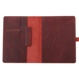 Hand-Made Retro Crazy Horse Leather A5 Manager Folder Business Multifunctional Folder Can Be Customized - Dazpy