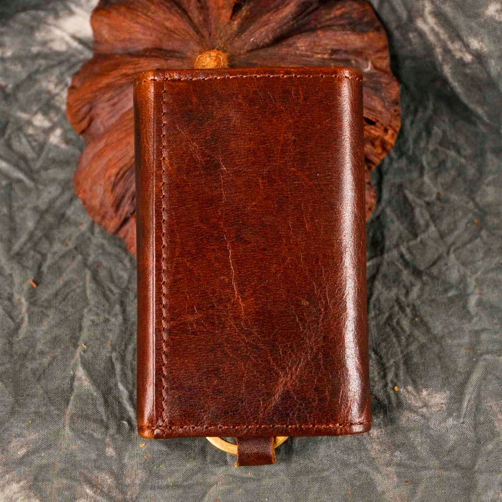 Top Layer Crazy Horse Leather Cowhide Wallet - Dazpy