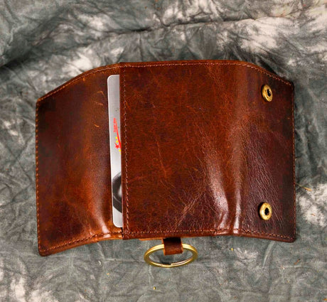 Top Layer Crazy Horse Leather Cowhide Wallet - Dazpy