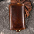 Top Layer Crazy Horse Leather Cowhide Wallet - Dazpy