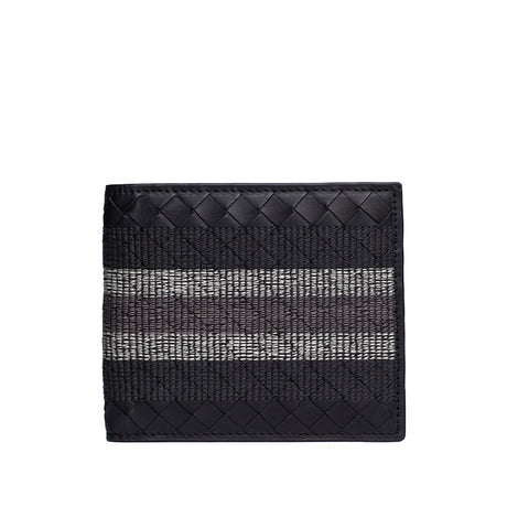 Woven Wallet Men'S Short Leather Lovers  New Folding Wallet Men'S Wallet - Dazpy