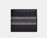 Woven Wallet Men'S Short Leather Lovers  New Folding Wallet Men'S Wallet - Dazpy