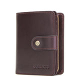 Crazy Horse Cowhide Multifunctional Men's Wallet - Dazpy