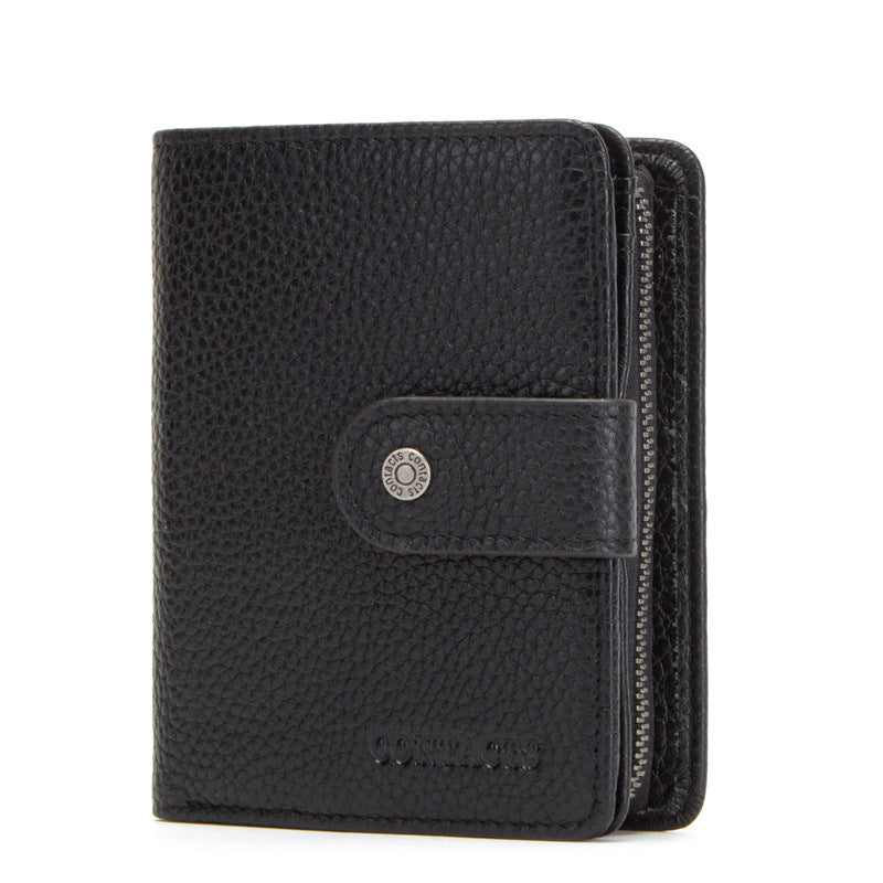 Crazy Horse Cowhide Multifunctional Men's Wallet - Dazpy