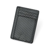 Wallets Black Business Card Holder For Men Simple Purse Bag - Dazpy