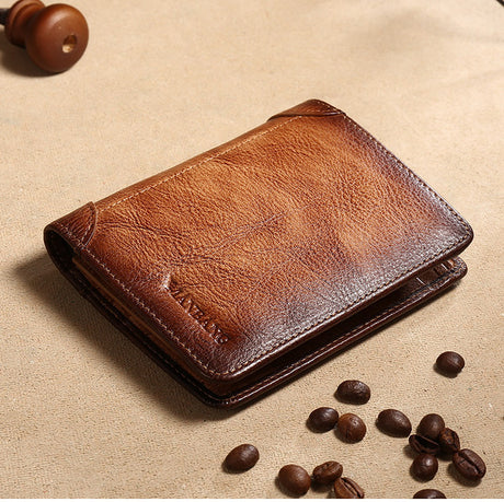 Men's Multifunctional Leather Wallet - Dazpy