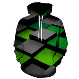 Fashion 3D Printed Hooded Sweatshirt