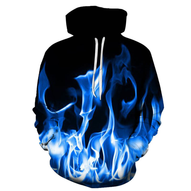 Fashion 3D Printed Hooded Sweatshirt