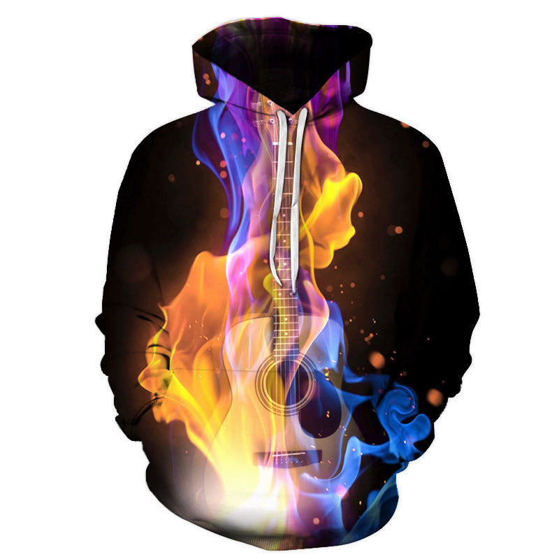 Fashion 3D Printed Hooded Sweatshirt