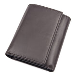 Head Layer Cowhide Texture Wallet Unisex 2 Fold Wallet - Dazpy