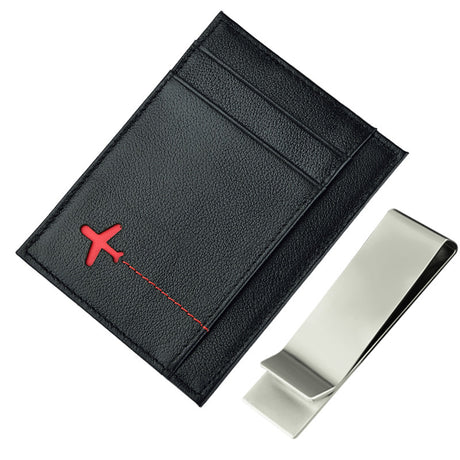 Leather Wallet Small Card Bag Card Holder Driver'S License Folder Wallet Send Shielding Nfc Anti-Theft Brush Rfid Anti-Flash Payment Small Card Holder - Dazpy