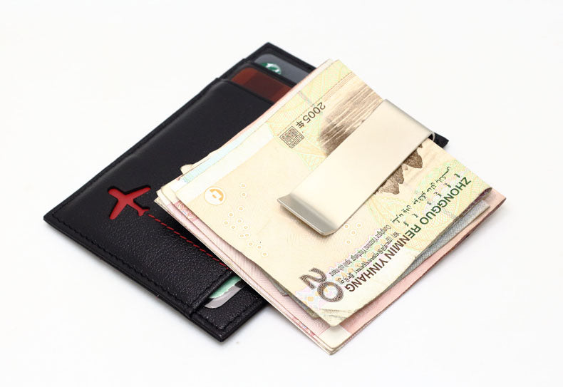 Leather Wallet Small Card Bag Card Holder Driver'S License Folder Wallet Send Shielding Nfc Anti-Theft Brush Rfid Anti-Flash Payment Small Card Holder - Dazpy