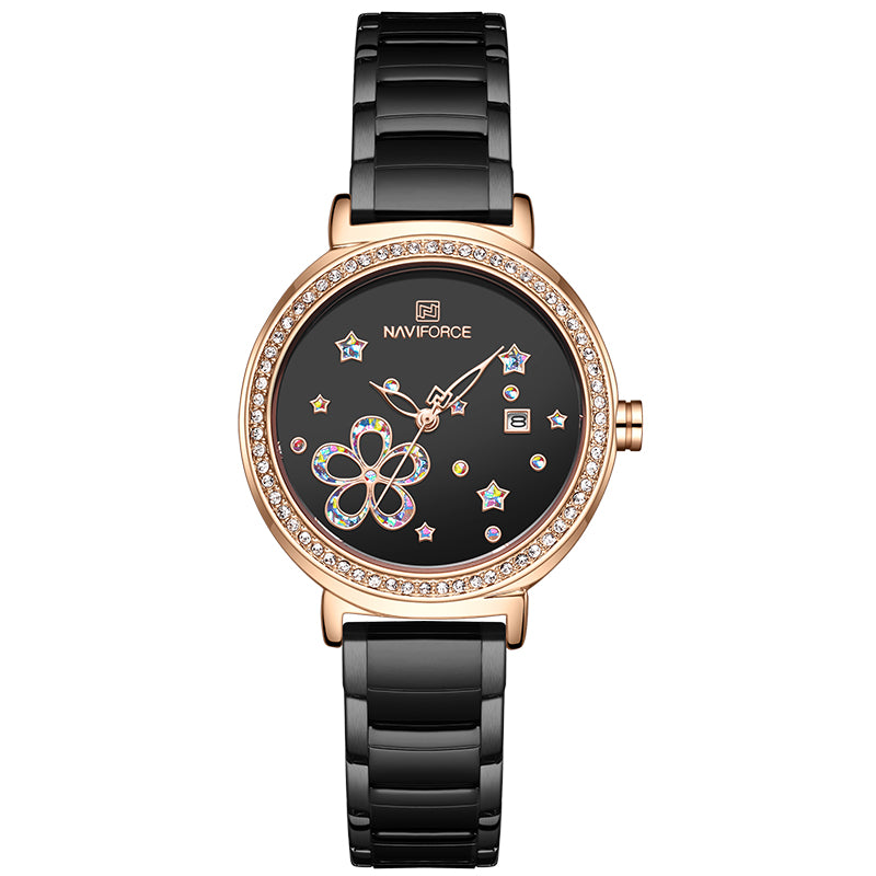 Ladies Watch Quartz Steel Band Watch - Dazpy