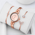 Fashion Creative Style Quartz Watch Bracelet Set - Dazpy