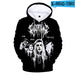 Rapper Surrounding 3D Digital Color Printing Hooded Sweater Men's Sweater Autumn And Winter Models