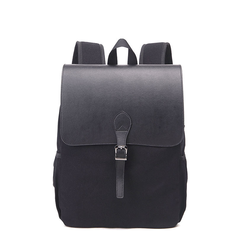 Men'S Solid Color All-Match Backpack - Dazpy