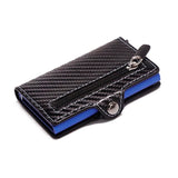 Ion Carbon Fiber Wallet Men Slim Wallet Anti-theft Card Case - Dazpy