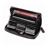 Long Leather Men's Zipper Wallet And More - Dazpy