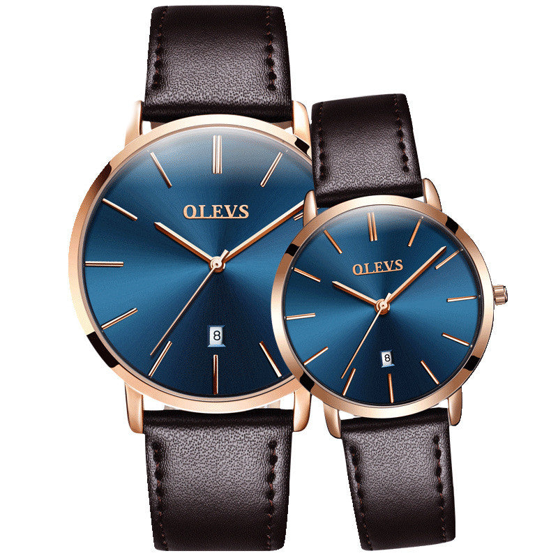 Quartz Watch Fashion Couple Pair Watch - Dazpy