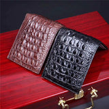 Leather Short Large Banknotes Multi-card Position Leather Clutch Small Wallet Bag - Dazpy