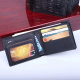 Leather Short Large Banknotes Multi-card Position Leather Clutch Small Wallet Bag - Dazpy