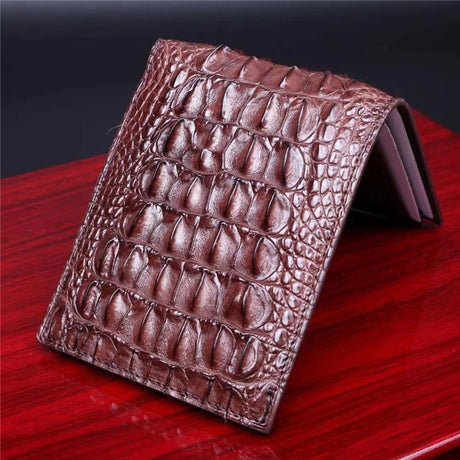 Leather Short Large Banknotes Multi-card Position Leather Clutch Small Wallet Bag - Dazpy