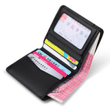 Leather Small Card Holder Youth Wallet Genuine Leather Coin Purse - Dazpy