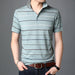 Men's spring and summer striped short sleeves