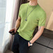 Lightly Cooked Style Slim Solid Color Trendy T-shirt